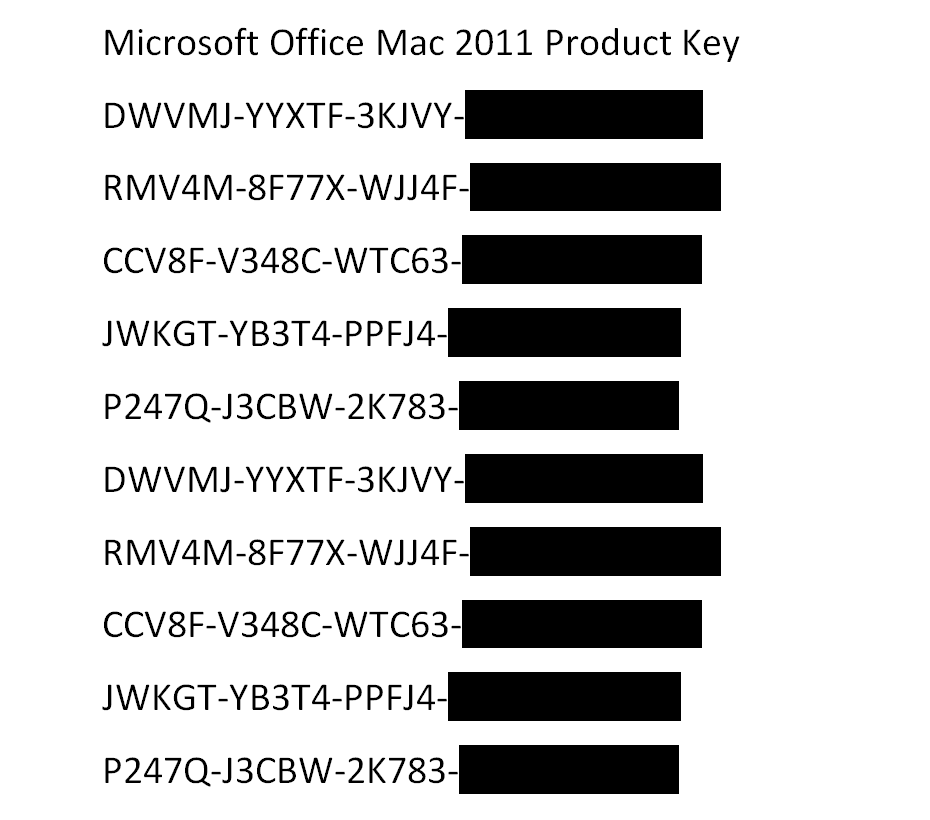 Microsoft Office 2011 Mac Serial Number Keygen